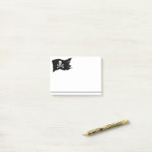 Piratenflagge Post it Notes Post-it Klebezettel (Auf Schreibtisch)