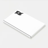 Piratenflagge Post it Notes Post-it Klebezettel (angewinkelt)