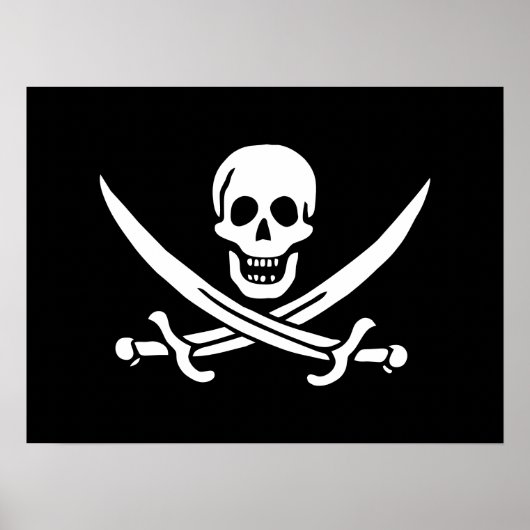Piratenflagge Poster (Vorne)