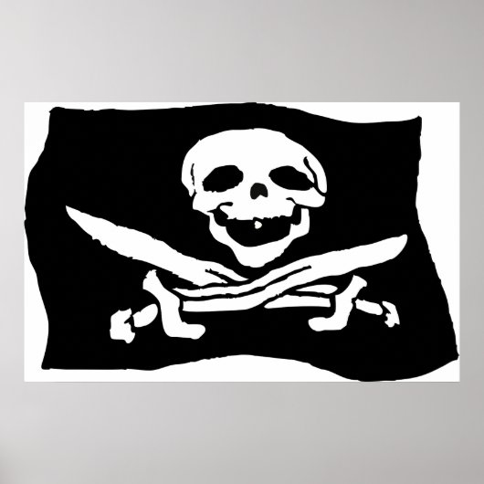 Piratenflagge Poster (Vorne)