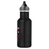 Piratenflagge R Monogramm Trinkflasche (Rechts)