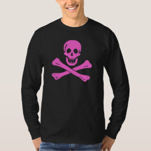 Piratenflagge Rosa T-Shirt
