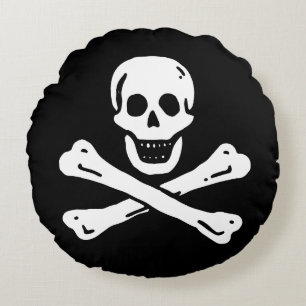 Piratenflagge Rundes Kissen