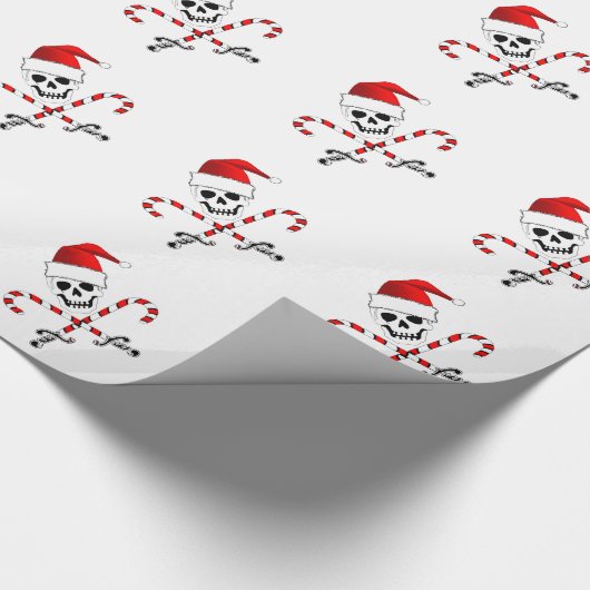 Piratenflagge-Sankt-Verpackungs-Papier Geschenkpapier (Ecke)