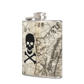 Piratenflagge-Schatz-Flasche Flachmann (Links)