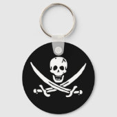 Piratenflagge Schlüsselanhänger (Rückseite)