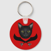 Piratenflagge Schlüsselanhänger (Vorderseite)