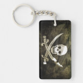Piratenflagge Schlüsselanhänger (Vorderseite)