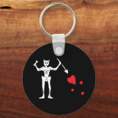 Piratenflagge Schlüsselanhänger (Vorderseite)