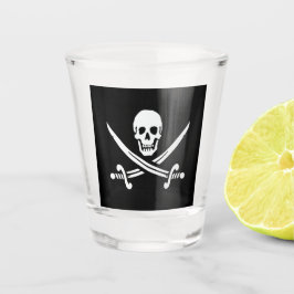 Piratenflagge Schnapsglas