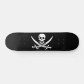 Piratenflagge Skateboard (Horizontal)