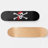Piratenflagge Skateboard Deck (Horizontal)