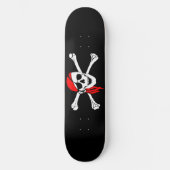 Piratenflagge Skateboard Deck (Vorderseite)