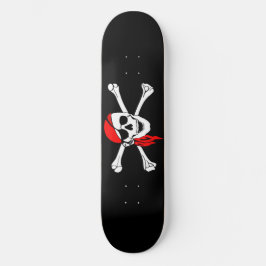 Piratenflagge Skateboard Deck