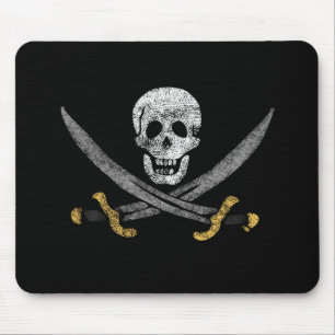 Piratenflagge "Skull and Schwerter" Mousepad