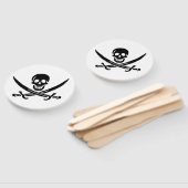 Piratenflagge Skull Crossed Schwerter Fächer (Non-assembled)