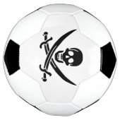 Piratenflagge Skull Crossed Schwerter Fußball (Gedreht)