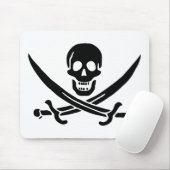 Piratenflagge Skull Crossed Schwerter Mousepad (Mit Mouse)