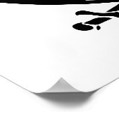 Piratenflagge Skull Crossed Schwerter Poster (Ecke)