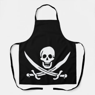 Piratenflagge Skull Crossed Schwerter Schürze