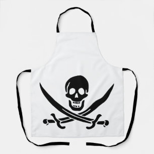 Piratenflagge Skull Crossed Schwerter Schürze