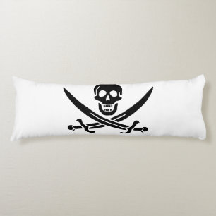 Piratenflagge Skull Crossed Schwerter Seitenschläferkissen