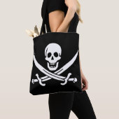 Piratenflagge Skull Crossed Schwerter Tasche (Von Nahem)