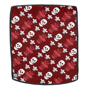 PIRATENFLAGGE SKULL DREI LIES FLAG, FLEUR DE LISE RUCKSACK