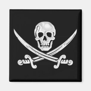 Piratenflagge Skull Magnet