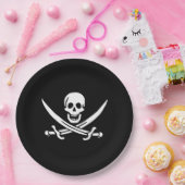 Piratenflagge Skull & Schwerter Jack Calico Pappteller (Party)