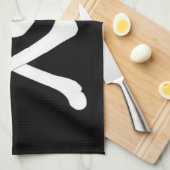 Piratenflagge (Skull und Crossbones) (Piratenflagg Geschirrtuch (Viertel Falte)