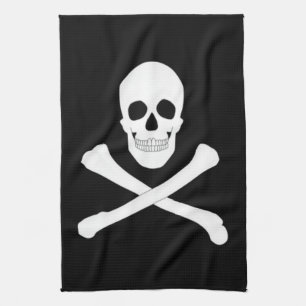 Piratenflagge (Skull und Crossbones) (Piratenflagg Geschirrtuch