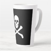 Piratenflagge (Skull und Crossbones) (Piratenflagg Milchtasse (Rechte Ecke)