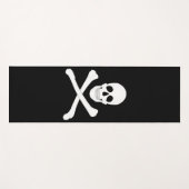 Piratenflagge (Skull und Crossbones) Yogamatte (Vorderseite (Horizontal))