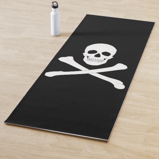 Piratenflagge (Skull und Crossbones) Yogamatte (Beispiel)