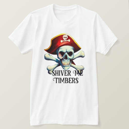 Piratenflagge T-Shirt (Design vorne)