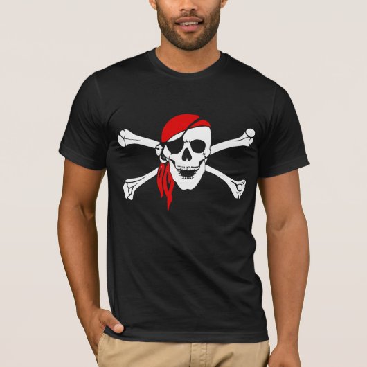 Piratenflagge T-Shirt (Vorderseite)