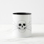 Piratenflagge-Tasse Tasse (Zentrum)