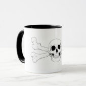 Piratenflagge-Tasse Tasse (Vorderseite Links)