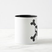 Piratenflagge-Tasse Tasse (Zentrum)