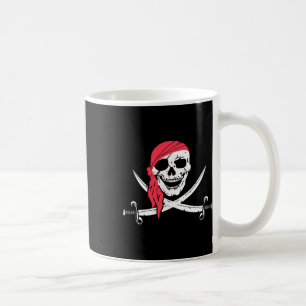 Piratenflagge und Calico Jack Halloween Kostümflag Kaffeetasse