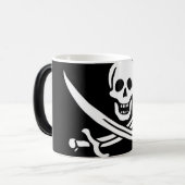 Piratenflagge von Captain Calico Jack Rackham Verwandlungstasse (Vorderseite Links)