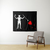 Piratenflagge Wandteppich (Beispiel (Horizontal))