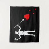 Piratenflagge Wandteppich (Vorderseite)