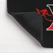 Piratenflagge X Monogramm Mousepad (Ecke)