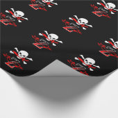 Piratenflagge Z Monogramm Geschenkpapier (Ecke)