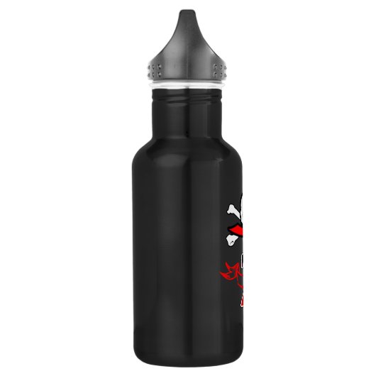 Piratenflagge Z Monogramm Trinkflasche (Links)