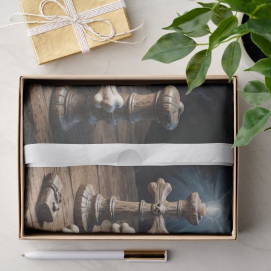 Piratenflaggen auf dem Schreibtisch Seidenpapier (Geschenk)