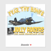 PIRATENFLAGGEN AUFKLEBER (Blatt)