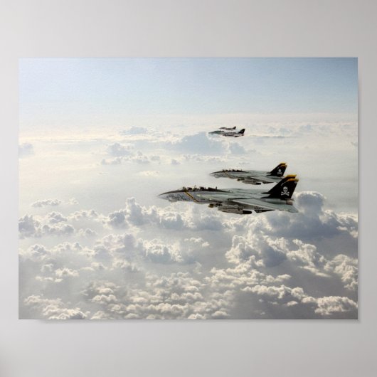 Piratenflaggen Poster (Vorne)